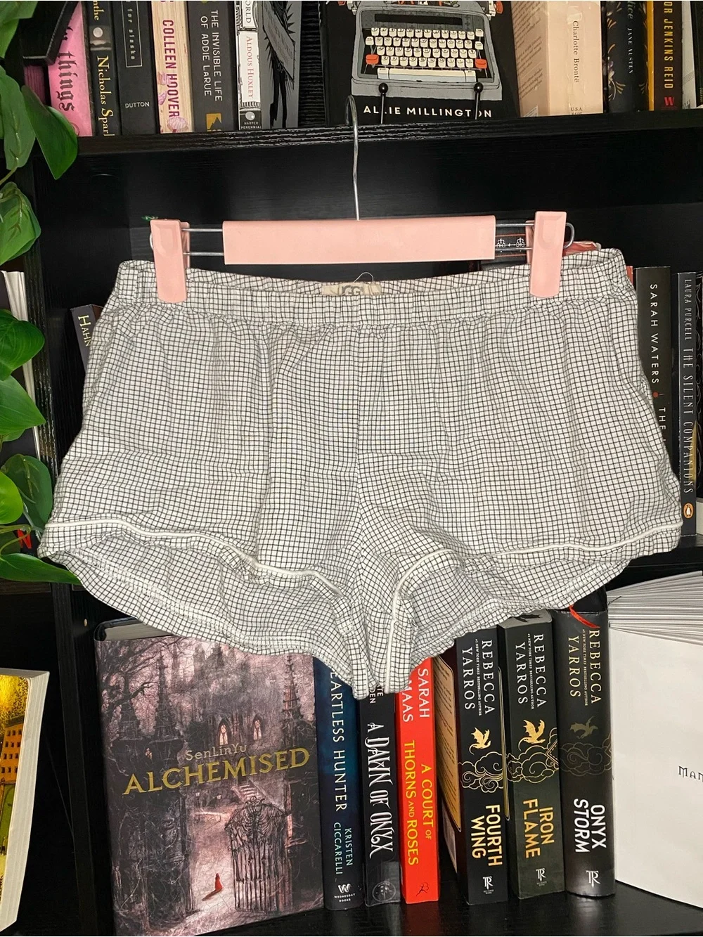 Super Cute Soft UGG Black & White Gingham Ultra Mini Lounge Pajama Sleep Shorts